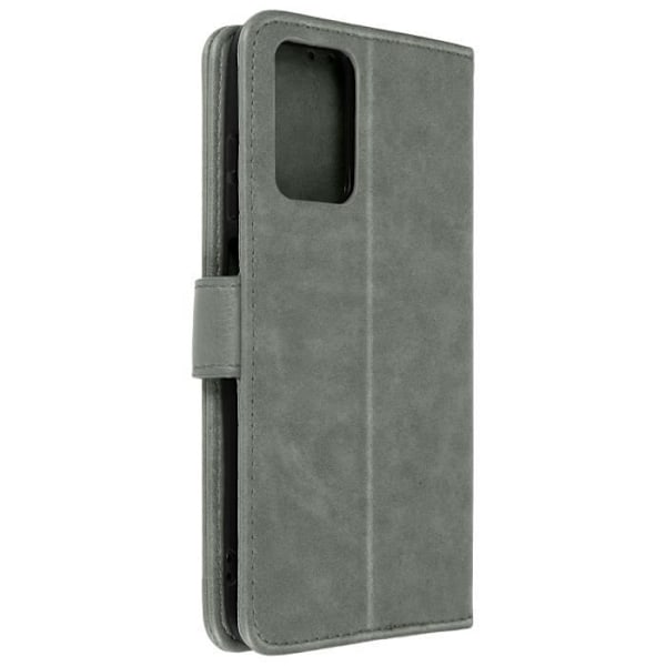 Fodral Xiaomi Redmi 10 Flip Wallet Funktion Videostöd Grå Grå