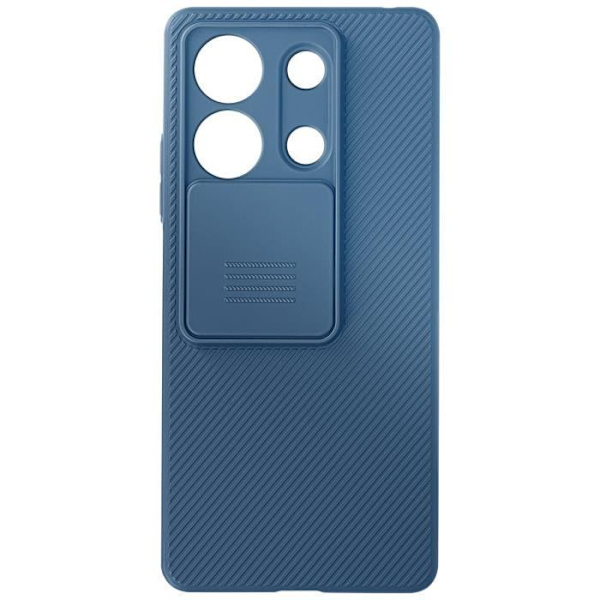 Nillkin Hard Case för Xiaomi Redmi Note 13 5G - Stötsäker - Skjut kameraskydd - Blå Blå