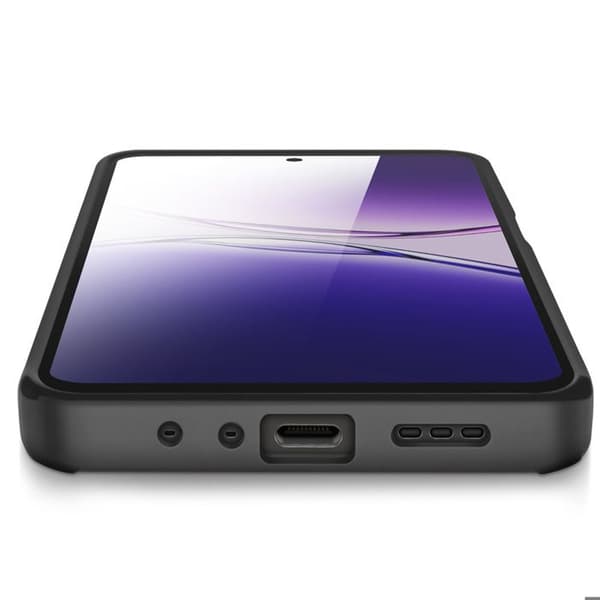 Coque Ring - AVIZAR - Oppo A5 Pro - Sort - 360° Rotationsring - Magnetisk Fastgørelse Svart