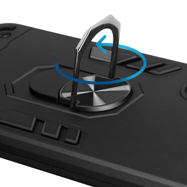 Coque til Samsung Galaxy A56 med Ringstøtte Stødabsorberende Sort Svart