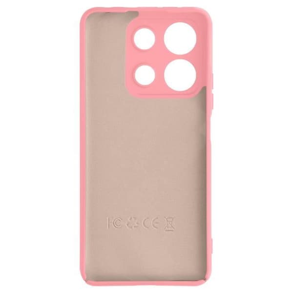 Coque - ADVARSEL - Xiaomi Redmi Note 13 5G - Soft-touch - Anti-fingerprint - Stødabsorberende beskyttelse Rosa