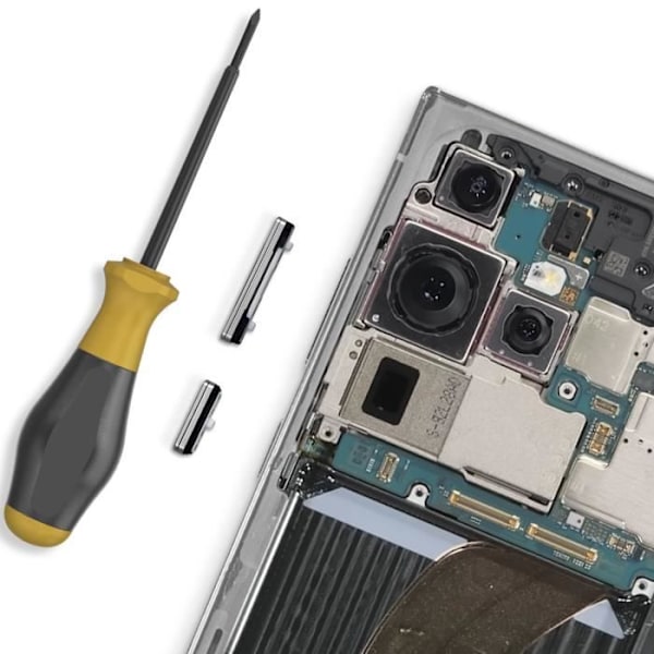Strömbrytare och volymknapp för Samsung Galaxy S23 Ultra Grå