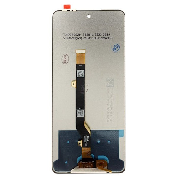 LCD- och IPS-touchskärm för Infinix Hot 40 Pro HD-skärm svart Svart