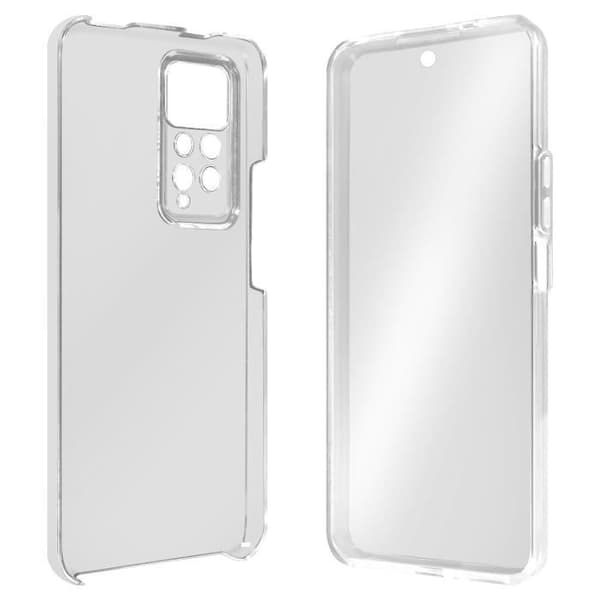 Telefonskal - AVIZAR - Redmi Note 11 Pro 5G - Flexibelt och styvt - Vitt - Lätt design Vit