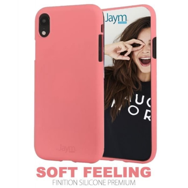 PREMIUM SOFT FEELING-FODRAL KOMPATIBELT FÖR APPLE IPHONE 7 / 8 / SE 2020 PINK - JAYM Färg: