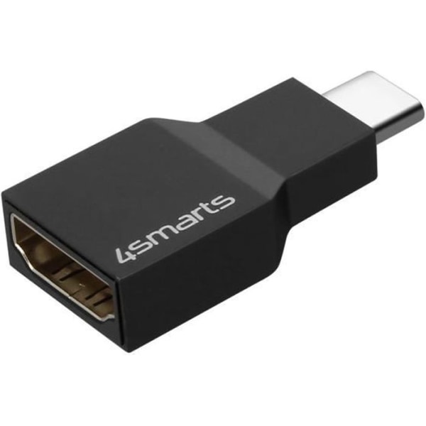 USB-C uros-HDMI-naaras videosovitin 4K-resoluutio 4Smarts Picco Black Svart