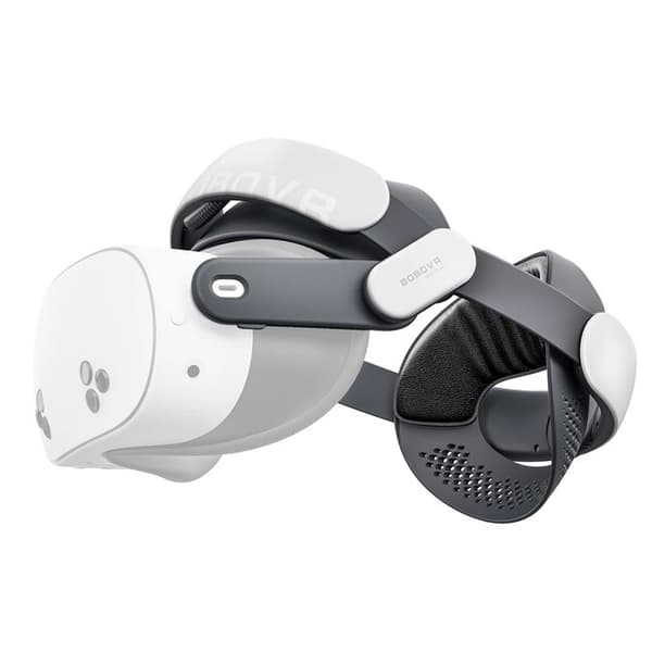 VR Hovedbånd til Meta Quest 3 / 3S Justerbart og Ergonomisk BOBOVR Hvid Vit