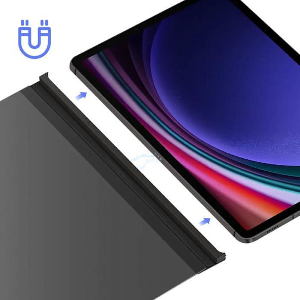 Alkuperäinen Samsung Tab S9 Plus Magneettinen Anti-Spy Privacy Screen Film
