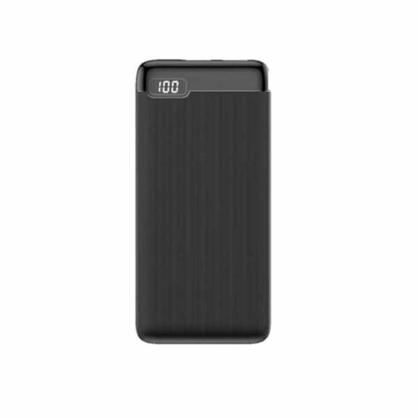 Nödbatteri 10 000 mAh 2 USB-A / 1 USB-C med Digital Skärm Jaym Svart Svart