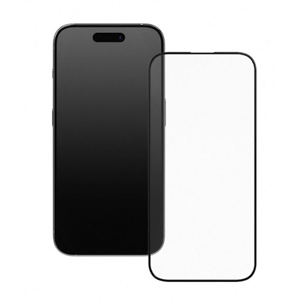3D Stødsikker Skærmbeskyttelse til iPhone 16 Pro Blød Anti Blå Lys Rhinoshield Transparent Vit