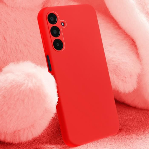 Fodral till Samsung Galaxy A25 5G Halvstyv Soft-touch Anti-fingeravtryck Röd
