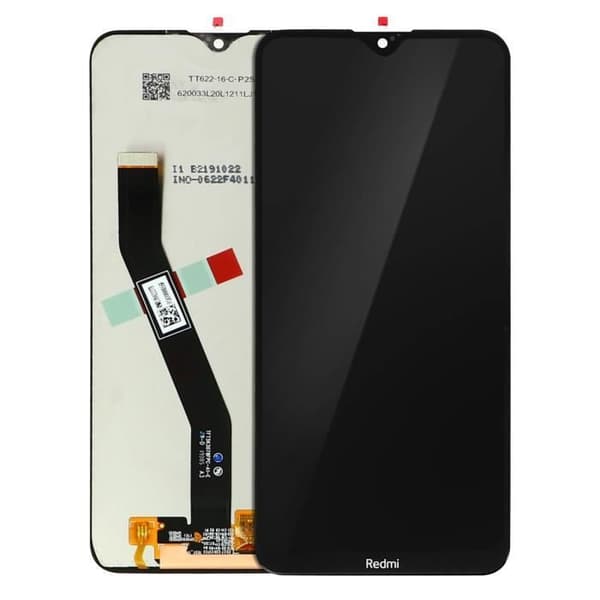 LCD-skärm - Xiaomi - Redmi 8 - Utbyte - Touchglas - Svart Svart
