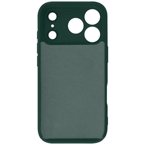 Coque för iPhone 17 Pro Max Soft-Touch i Silikon Serie Fast Cover Grön Grön