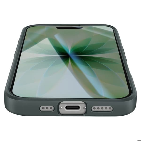 Cover til iPhone 17 Model Liquid Air Blød Antiskrid Spigen SGP Grøn Grön