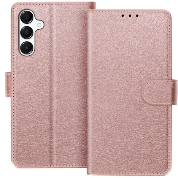 Suojakuori Samsung Galaxy A16 Flip -lompakolle ja videotelineen samppanjavaaleanpunaiselle Rosa