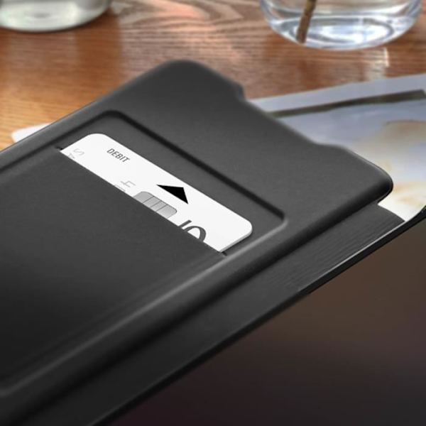 Samsung A14 Case korttikotelo Flip Lompakko Suunniteltu Samsung Mustalle Svart