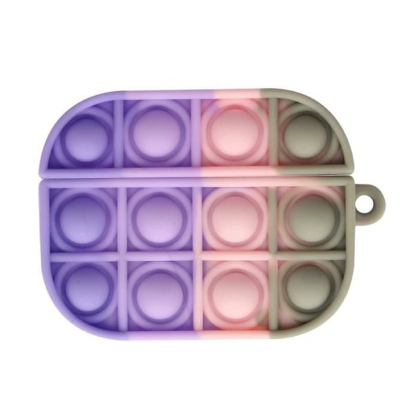 Airpods Pro Case Silikone Bubble Pop Design 2 dele Multicolor Flerfärgad