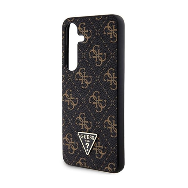 Guess 4G Triangle Metal Logo - Etui til Samsung Galaxy S24+ (sort)