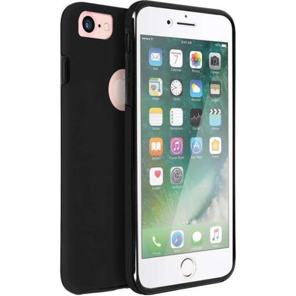 Suojakuori - Noname - iPhone 7, iPhone 8 - Silikoni - Polykarbonaatti - Ultraohut ja kevyt Svart