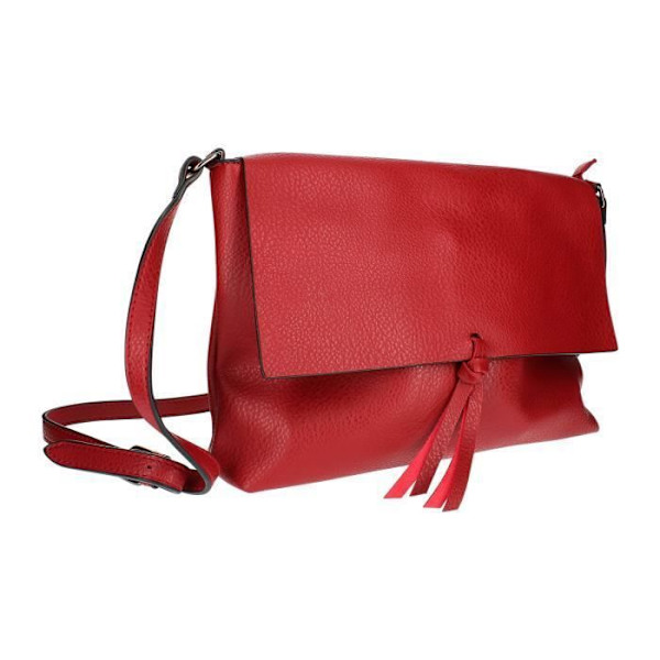 Crossbody käsilaukku tekonahkaläppä - Gallantry Paris - punainen Röd