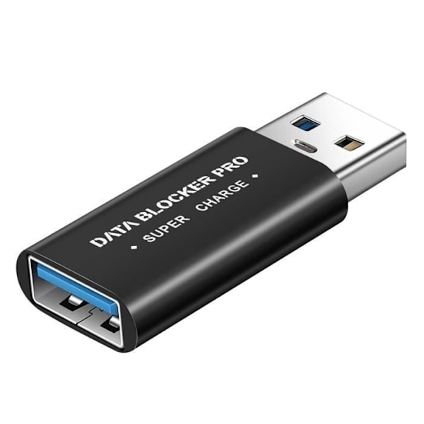 USB Data Blocker - AVIZAR - Data Blocker - Sikkerhed og privatliv - Sort