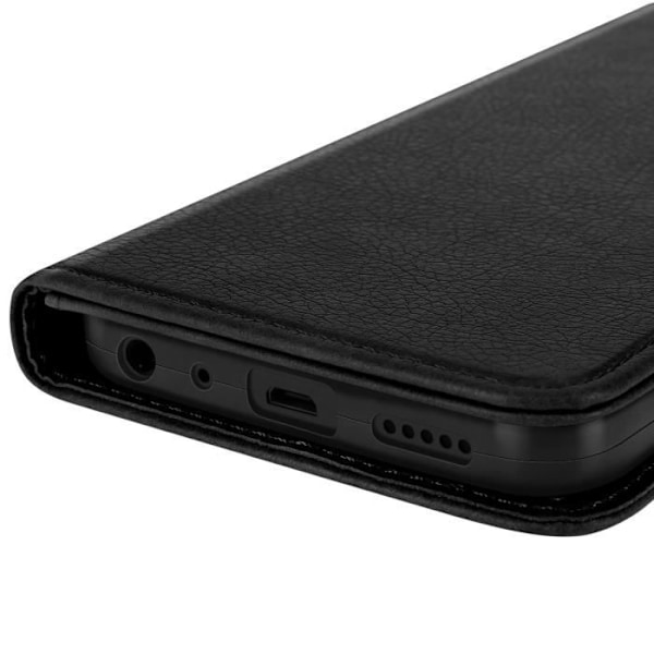 Etui til Xiaomi Redmi Note 5 Klap Pung og Video Stander Sort Svart