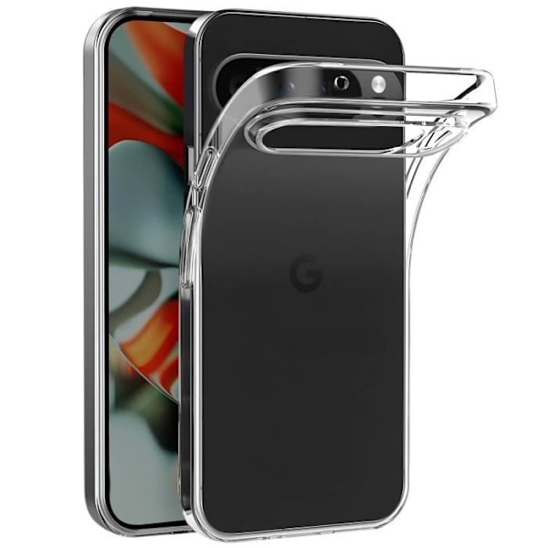 Bigben Soft Protective Case för Google Pixel 9 Pro XL, Transparent, Anti-Scratch Transparent