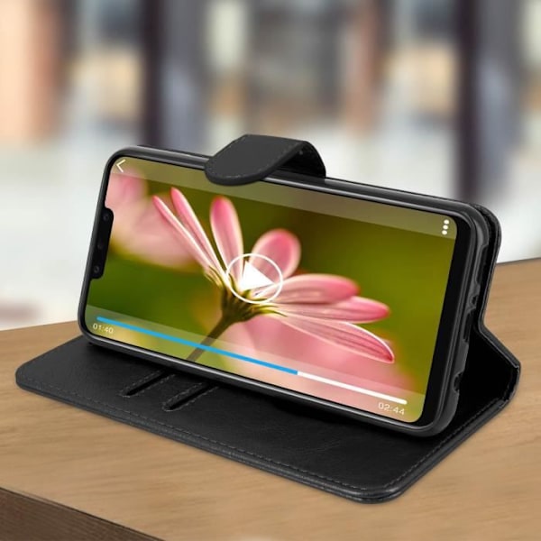 Kotelot - Huawei - Mate 20 Lite - Lompakko - Tuki - Musta Svart