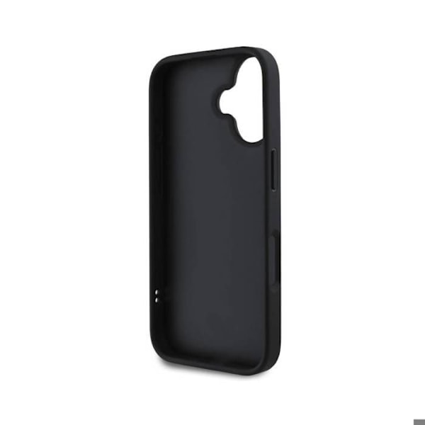 Coque til iPhone 16 3D Karl og Choupette Forstærket Karl Lagerfeld Sort Svart