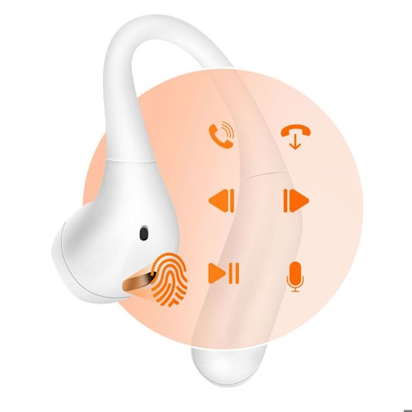 Bluetooth ørepropper med mikrofon LinQ Hvid Vit