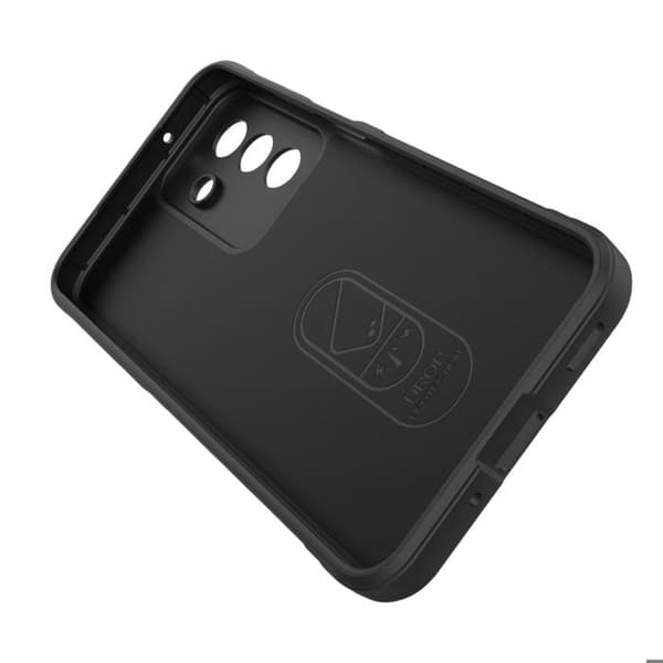 Cover til Samsung Galaxy A27 med 3D-relief og skridsikkert greb i sort Svart