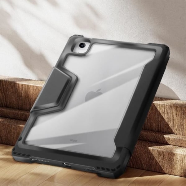 Stötsäkert fodral för iPad 10 2022 - AKASHI - Magnetic Flip Video Support - Svart Svart