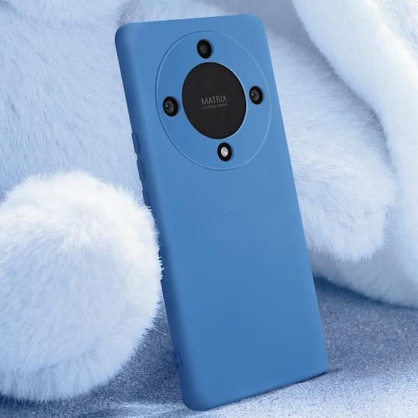AVIZAR-fodral för Honor Magic 5 Lite 5G - Halvstyvt mjukt beröringsskydd mot fingeravtryck Blå Blå