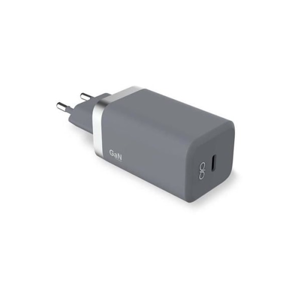 Laddare - Force Power - USB C 65W - Smartphone - Mörkgrå - 2 års garanti Kolgrå