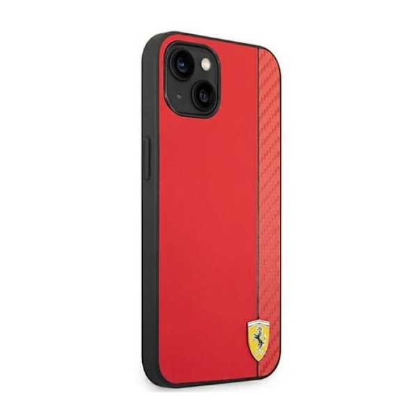 Ferrari Carbon - Etui til iPhone 14 Plus (rød) - 3666339063856