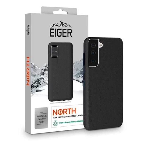 Galaxy S22 Plus | EIGER North Shockproof Case - skridsikker belægning | Anti-fald op til 4M