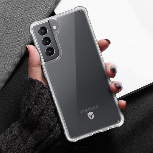 Coque - Tryax - Galaxy S21 Plus - Läpinäkyvä - Pehmeä - 360° vaimennusgeeli Transparent