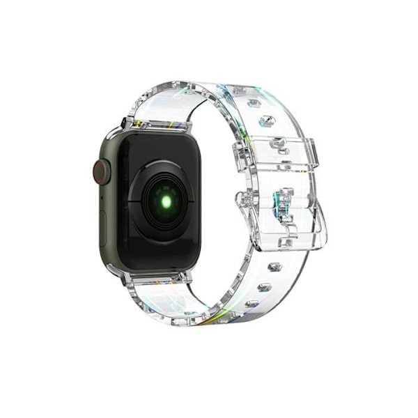 Ranneke Apple Watchille 38/40/41mm läpikuultava TPU Eko Transparent Transparent