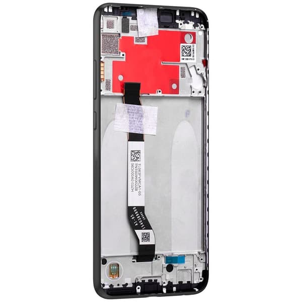 LCD-skærm - Xiaomi - Redmi Note 8T - Touchscreen - Formontéret chassis - Farve Grå Grå