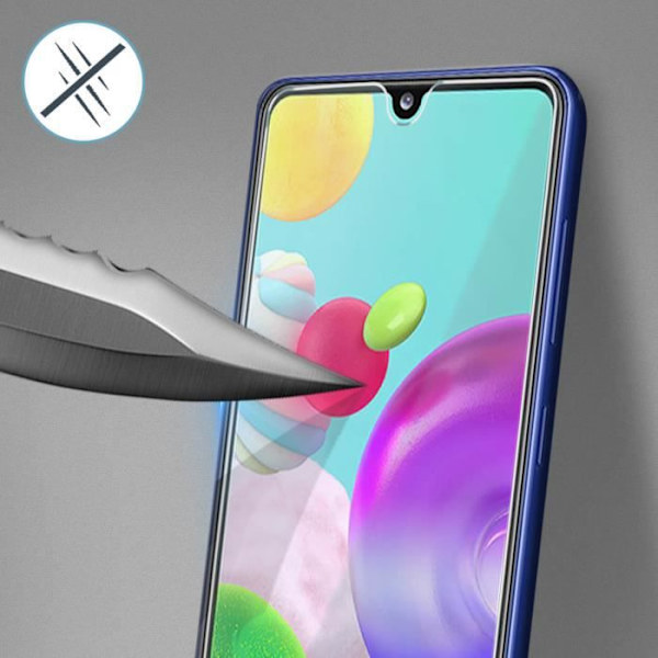 Galaxy A41 skärmskydd av flexibelt glas - AVIZAR - Rep- och stöttålig Vit