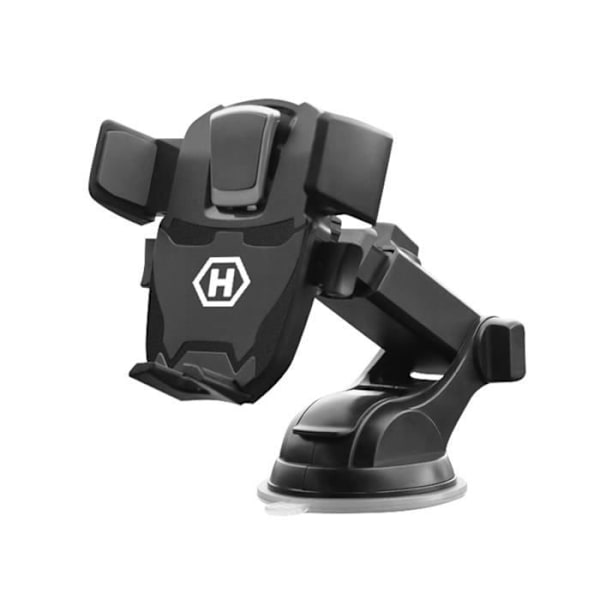 HAMMER Biltelefonhållare Extrem 360° rotation Svart