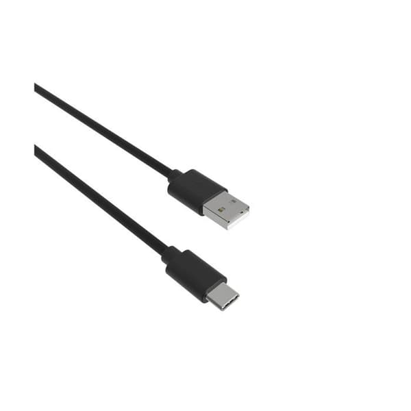Opladnings- og synkroniseringskabel - JAYM - POP - USB-C til USB-A - 3A - 1,5m - Sort Svart