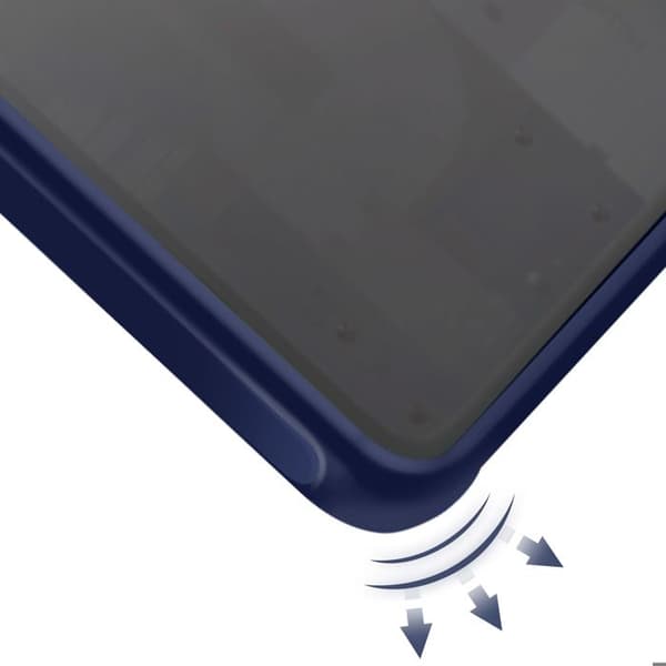 Coque Antichoc - Nothing - Telefon 3a - Blå Translucent - Forstærkede Hjørner - Antislip Overflade Blå
