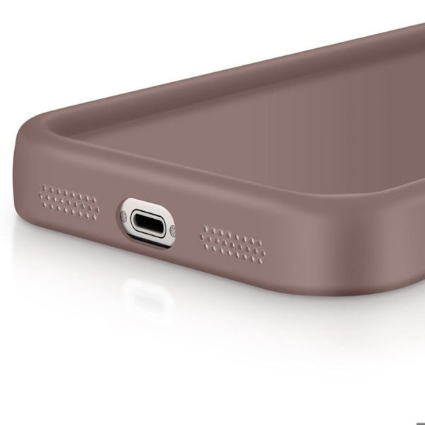 Mobilskal för iPhone SE 2022 / 2020, 8 / 7 Silikon Höjdakanter Brun kastanj