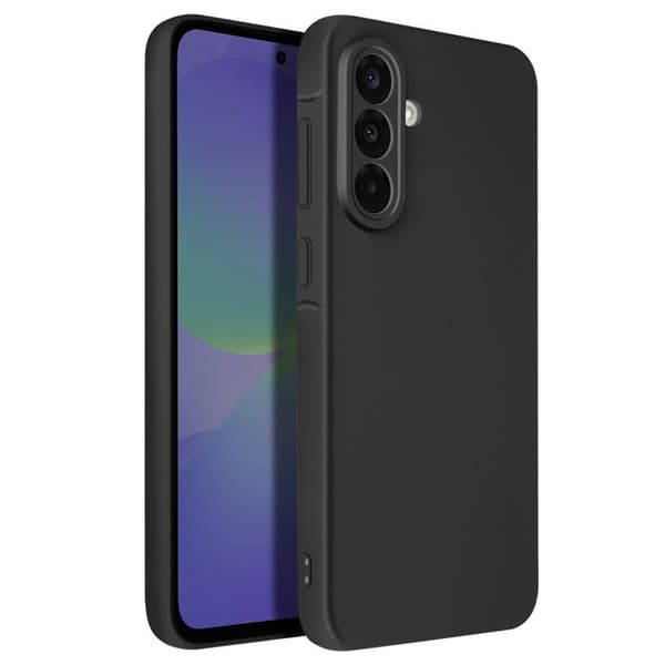 Coque Soft-Touch til Galaxy A37 i Semi-hård Antiskrid Silikone Sort Svart