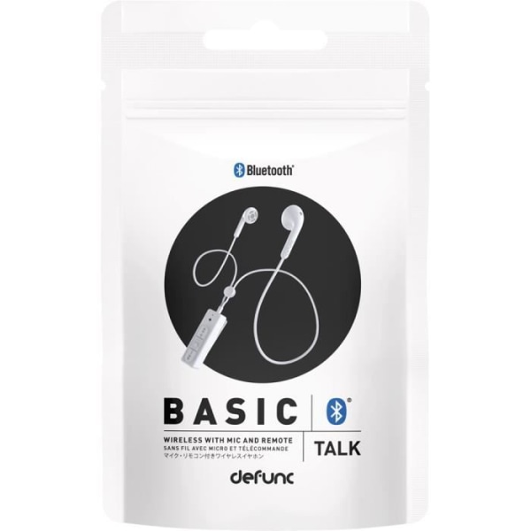 DeFunc Basic Talk Bluetooth headset hvid