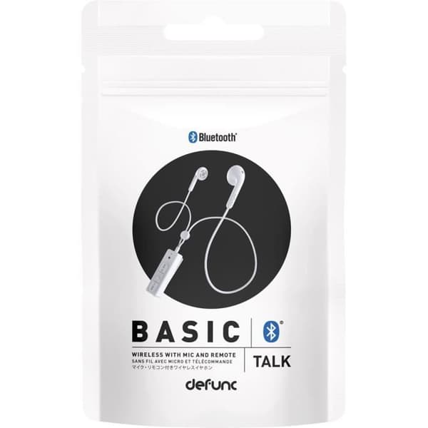 DeFunc Basic Talk Bluetooth-kuulokkeet valkoinen