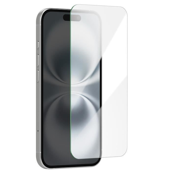 Härdat glas - AVIZAR - iPhone 16 Pro Max - 9H hårdhet - Fulllim - Ultratunt Transparent