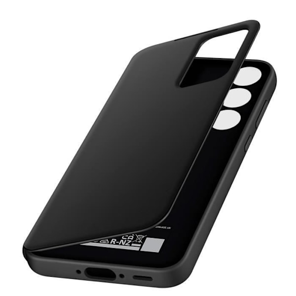 Etui för Samsung Galaxy A35 5G Fönsterlucka Med Beröringsfunktion Kortficka Samsung Svart Svart