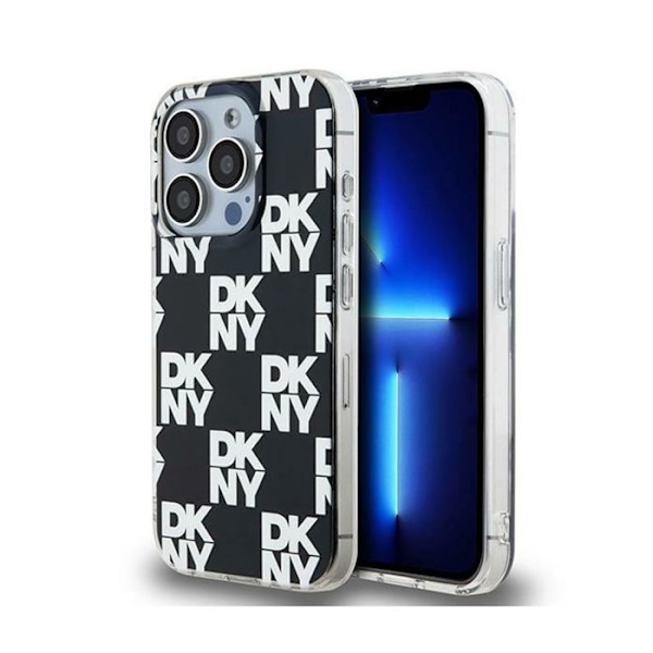 DKNY IML ternet monomønster - etui til iPhone 15 Pro Max (sort)